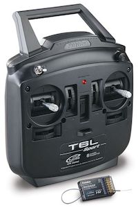 FUTABA 6L SPORT 2.4GHz T-FHSS 6ChTx/Rx SET MODE 1 (Mode switchable)