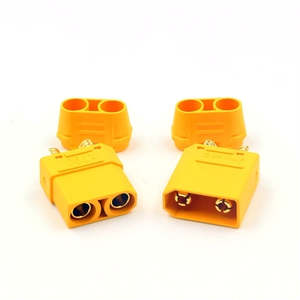 Electrical Leads Cables Heat Shrink Tubing Switch Harness Plugs Etc: XT90 Connector Set w/cover M/F pair