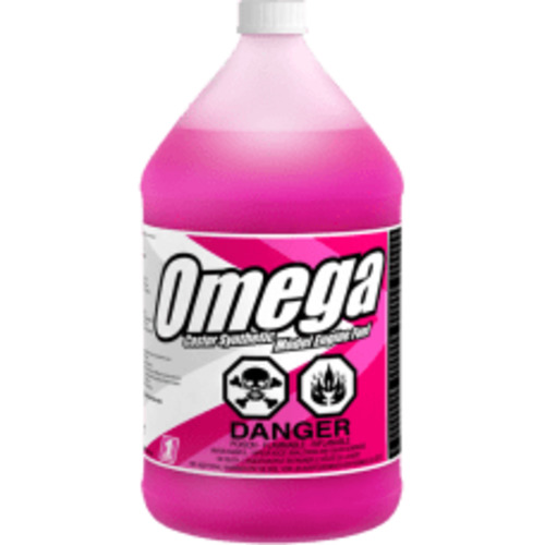 Fuel Smoke Tanks Tubing Filters Pumps Fuel Ingredients: OMEGA 15% Model Engine Fuel Syn/Castor, Air/Heli, Non Ringed Engine, 4 x 1Gal 3.8L