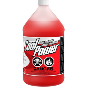 Fuel Smoke Tanks Tubing Filters Pumps Fuel Ingredients: CoolPower HELI 20%, Synthetic Model Engine Fuel, Ringed Engine, 4 x 1 US Gal. Pack
