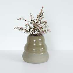 Planters: Wave Vase, Sage
