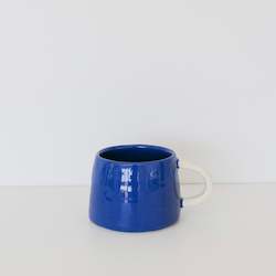 Mugs Cups: Tapered Mug, Cobalt