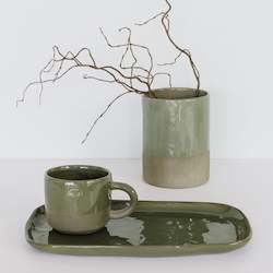 Mugs Cups: Mug, Sage
