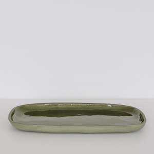 Rectangle Platter, Sage
