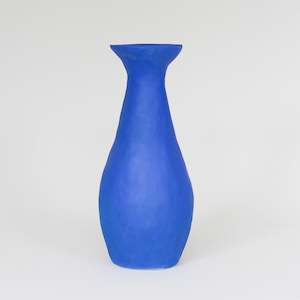 Planters: Tall Vase, Matte Cobalt