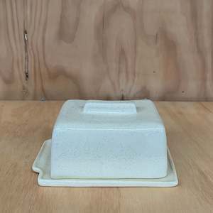 Butter Dish, Oatmeal