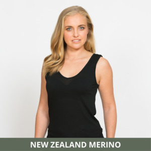 NATURE'S SECRET Reversible Singlet - JUAL Quality New Zealand Merino