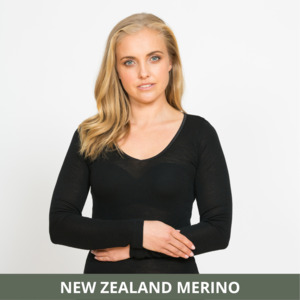 NATURE'S SECRET Long Sleeve - JUAL Quality New Zealand Merino