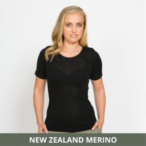 NATURE'S SECRET Short Sleeve - JUAL Quality New Zealand Merino