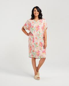 Blackstone: Pink Rose Wedge Dress