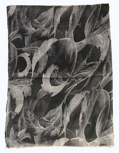 All: Trailing Feather Scarf