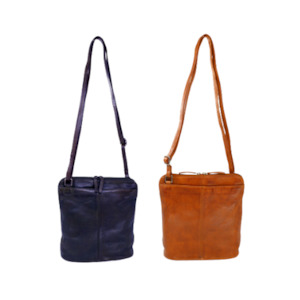 Sm Bucket Washed Leather Handbag