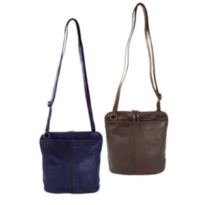 Bags: Bucket Washed Leather Handbag