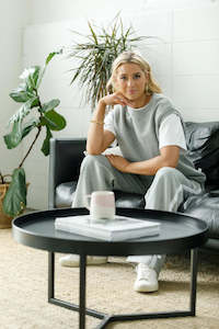 Sweatshirts: Sailor Tee  Alpine Weight -Grey Marle with Silver X