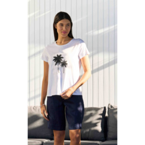 Round Neck Printed Tee