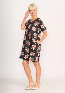 Preen: Contrast Facing Shift Dress