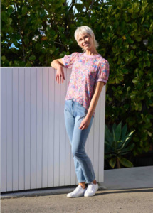 Swing Rib Trim T-Shirt