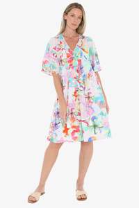 Hibiscus Haze Dress