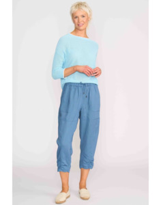 Oh Three: Draped Panel Detail Trousers