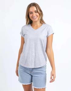 Tops: Bodie Metallic Tee