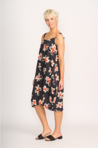 Foil: Contrast Straps Dress