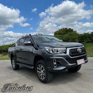 Products: Toyota Hilux N80 Stainless Snorkel - Short Entry