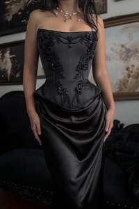 Dahlia Corset - Black