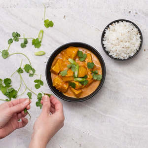 Gluten Free: No Butter Chicken Curry with Rice