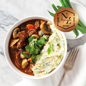 Gluten Free: Beef Bourguignon with Creamy Mash