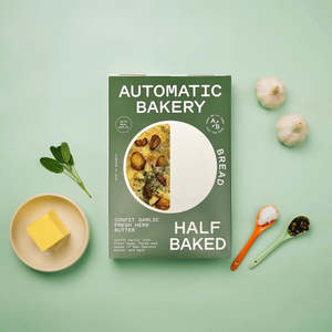 Automatic Bakery Half Baked Bread – Garlic & Herb