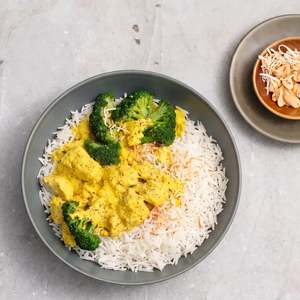 Satay Chicken & Coconut Basmati Rice