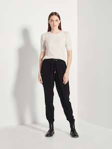 Leonard Pant: Leonard Pant (Silk CDC) Black