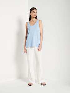 All Extra: JHL Tank (Fine Cotton Cashmere) Cornflower Blue
