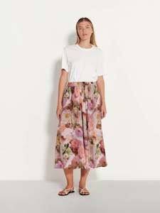 Skirts: Arcade Skirt (Glass Flower Silk) Glaze