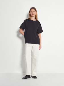 Team Jh: Relaxed T (Heavy Cotton Knit) Black