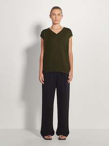 Jhl Tracksuiting: JHL Vest (Cotton Cashmere) Spruce