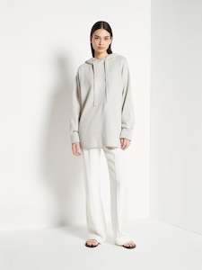 All Extra: JHL Luxe Hoodie (Cotton Cashmere) Soft Grey Marle