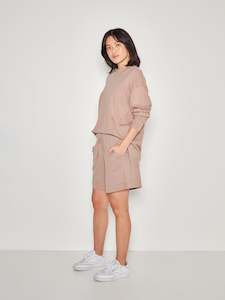 All Extra: JHL Long Short (Cotton Cashmere) Rosewood Marle