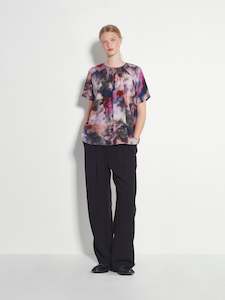 Workwear: Dina Top (Floral Veil Silk CDC) Dreamscape