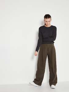 Jhl Luxe Cotton Cashmere: JHL L/S Luxe T (Luxe Cotton Cashmere) Charcoal