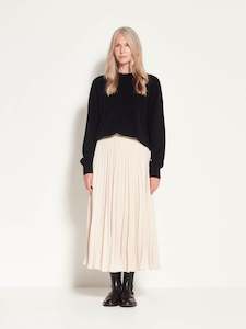 Hemming: Posey Pleat Skirt (Matte Pleat) Ecru