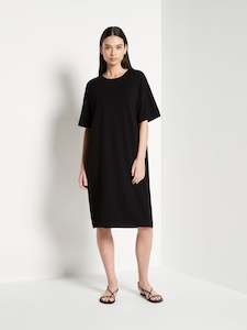 Archive Sale Dresses Jumpsuits: JHL Box T Dress (Cotton Cashmere) Black