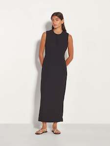 Investment Pieces: Indigo Tie Tunic (Luxe Crepe) Black