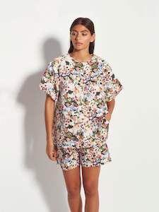 Sale Prints: Mia Top (Buttercup Floral) Tea Party