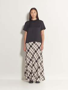 Arielle Skirt (Bonne Silk) Chalk Check