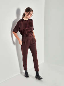 Archive Sale Bottoms: Evan Trouser (Luxe Suiting) Chestnut