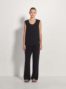 Juliettes Style Notes: Refined Tank (Luxe Suiting) Black