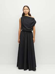 600: Kai Skirt (Taffeta) Black