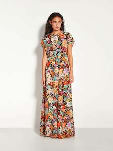 600: Paloma Dress (Petal Parade Silk CDC) Ember