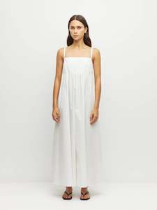 Katy Dress (Organic Cotton) White